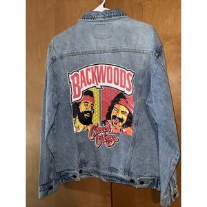 Men's Red Label Denim Jacket Cheech and Chong Medium
